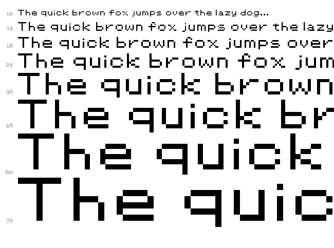 Pokemon Classic font waterfall